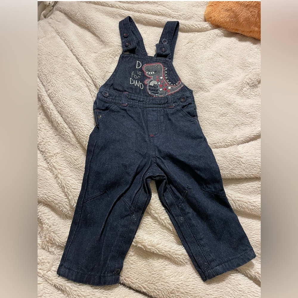 NWOT Dino Denim Overalls